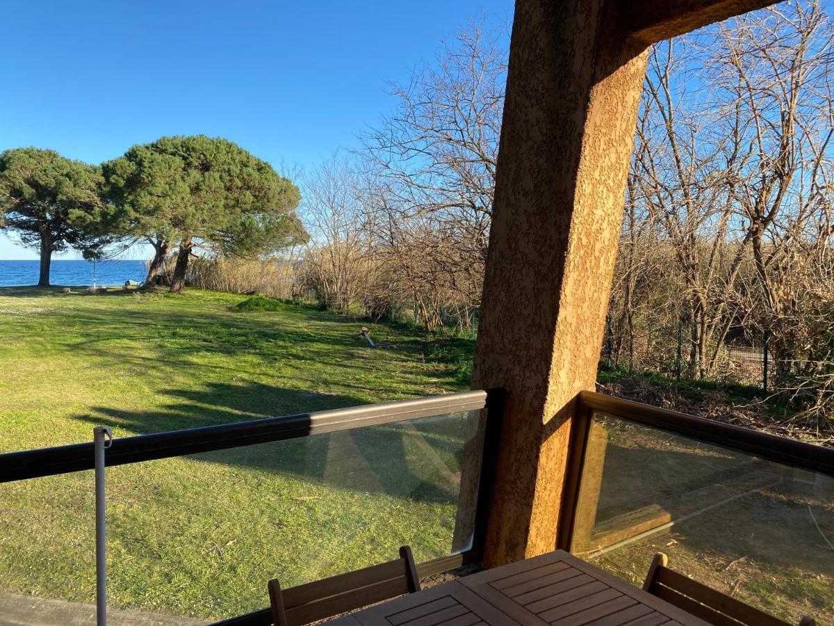 Residence Santa Lucia, Studio Avec Piscine , Vue Mer Et Pied Dans L'Eau , Moriani-Plage 외부 사진