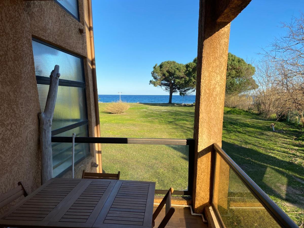 Residence Santa Lucia, Studio Avec Piscine , Vue Mer Et Pied Dans L'Eau , Moriani-Plage 외부 사진