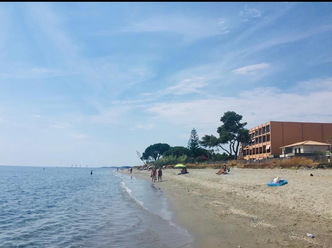 Residence Santa Lucia, Studio Avec Piscine , Vue Mer Et Pied Dans L'Eau , Moriani-Plage 외부 사진