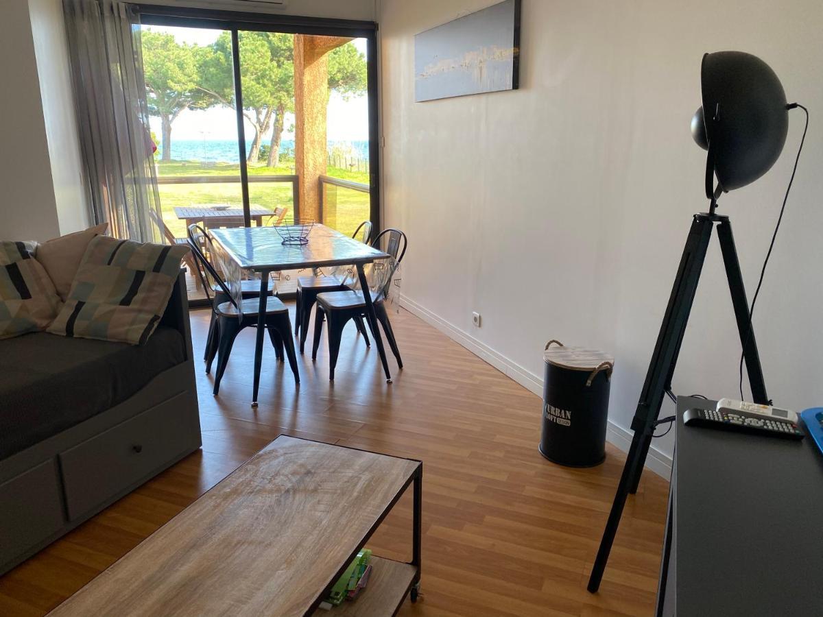 Residence Santa Lucia, Studio Avec Piscine , Vue Mer Et Pied Dans L'Eau , Moriani-Plage 외부 사진