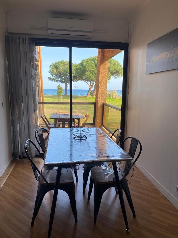 Residence Santa Lucia, Studio Avec Piscine , Vue Mer Et Pied Dans L'Eau , Moriani-Plage 외부 사진
